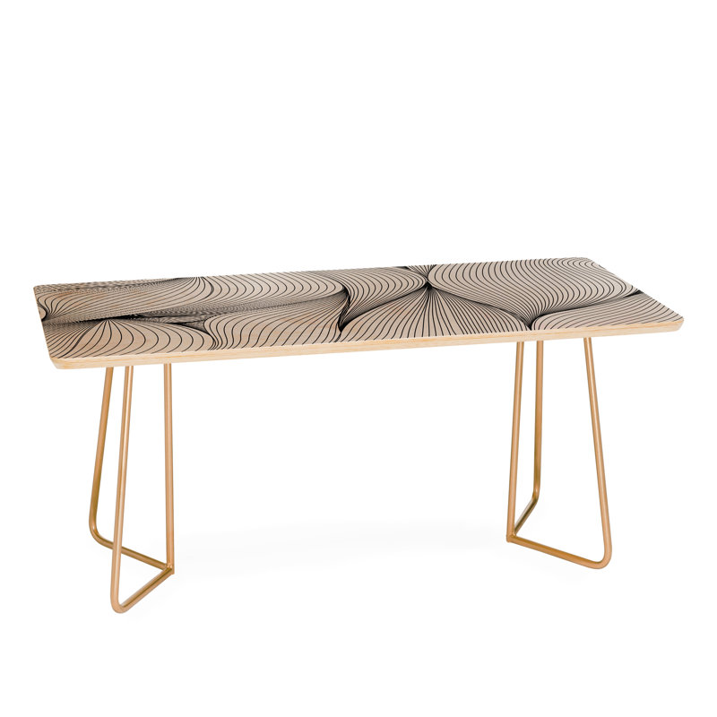 Table basse à lignes continues emanuela carratoni