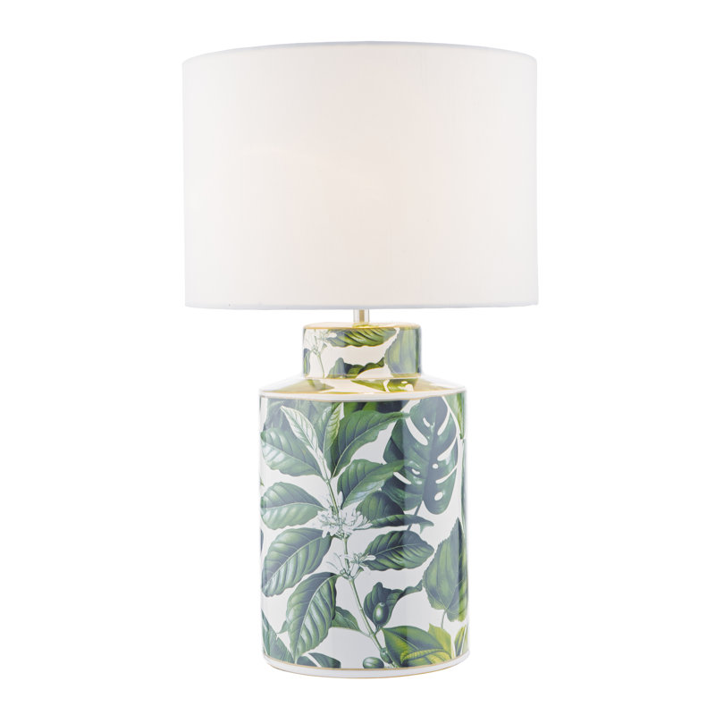 23cm H Silk Drum Lamp Shade ( Screw On ) in Ivory