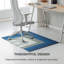 Tapis de chaise de bureau en jacquard de polyester avec support antidérapant Anji-101055892