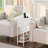 End Table With Charging Station, Narrow Side Table With...