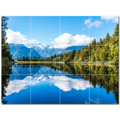 4.25'' x 4.25'' Satin Ceramic Decorative Mural