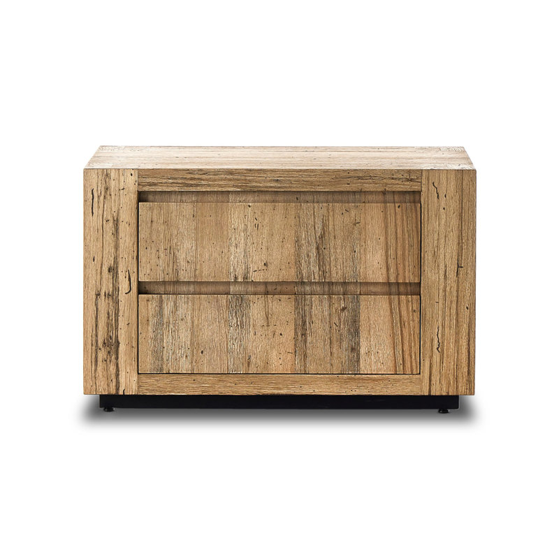 Abaso 2 - Drawer Nightstand, Brown