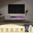 Modern Floating LED TV Stand Up to 80" TVs, High Gloss Wall-Mounted Media Console with Storage for Living Room-1480499120