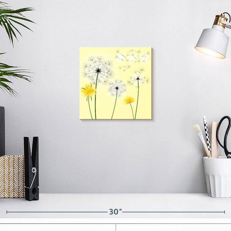 Harnek Wild Dandelions, 10" H x 10" W