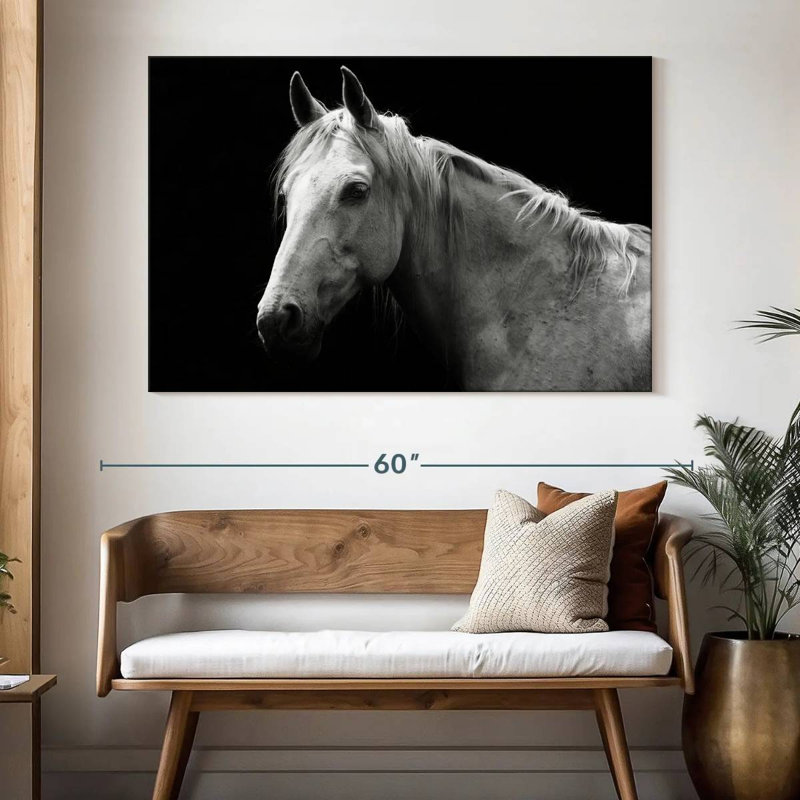 Brampt Horse Headshot, 34" H x 51" W