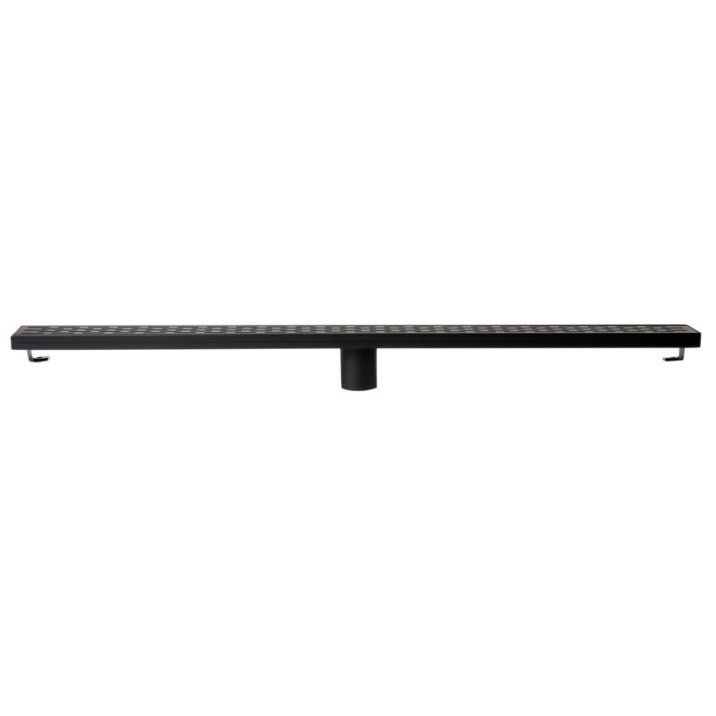 36'' Black Matte Stainless Steel Linear Shower Drain