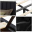 Base de lit tapissier pleine grandeur avec tête de lit ajustable - Velours doux, capacité de 800 lb, sans bruit, pieds de 12 po de hauteur, noir-826572372