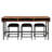 Metal Base Dining Table