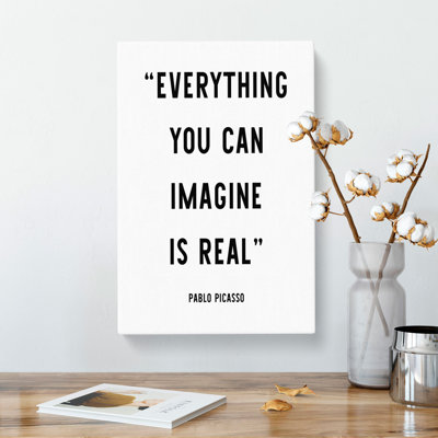Everything You Can Imagine - Wrapped Canvas