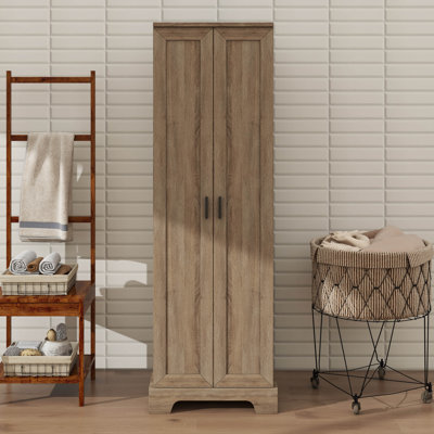 2 Door Multi Purpose Storage Cabinet For Bathroom And Office With Adjustable Shelves