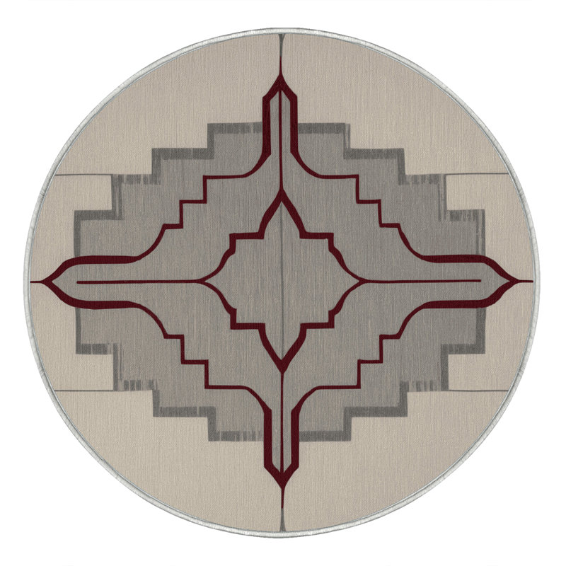 Layered Dimensions Rug, Round 8'