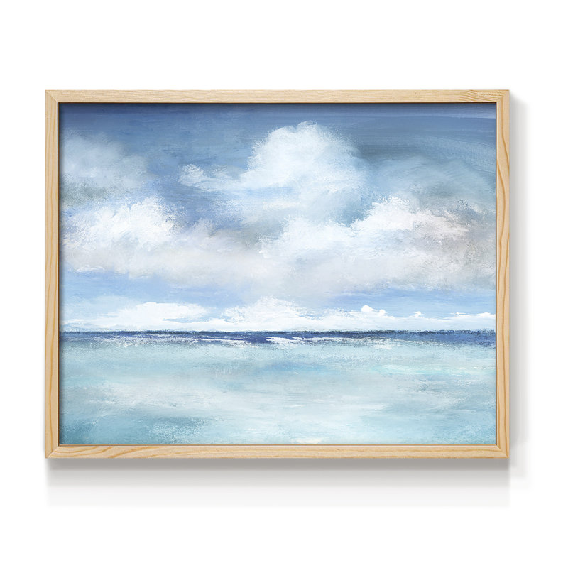Nuage des Caraïbes - impression encadrée - réarmable, H 8 po x l 10 po, Naturel