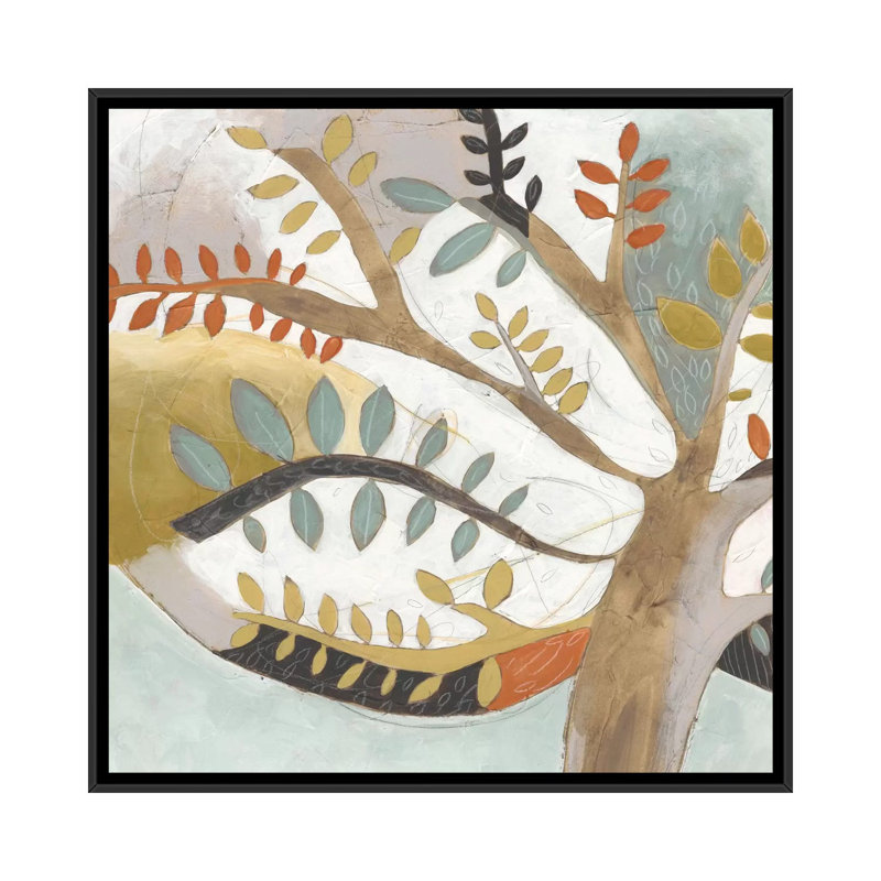 «June Erica Vess Arbor Whimsy I», impression sur toile tendue, H 18 po x l 18 po x P 1,5 po, Toile avec cadre noir