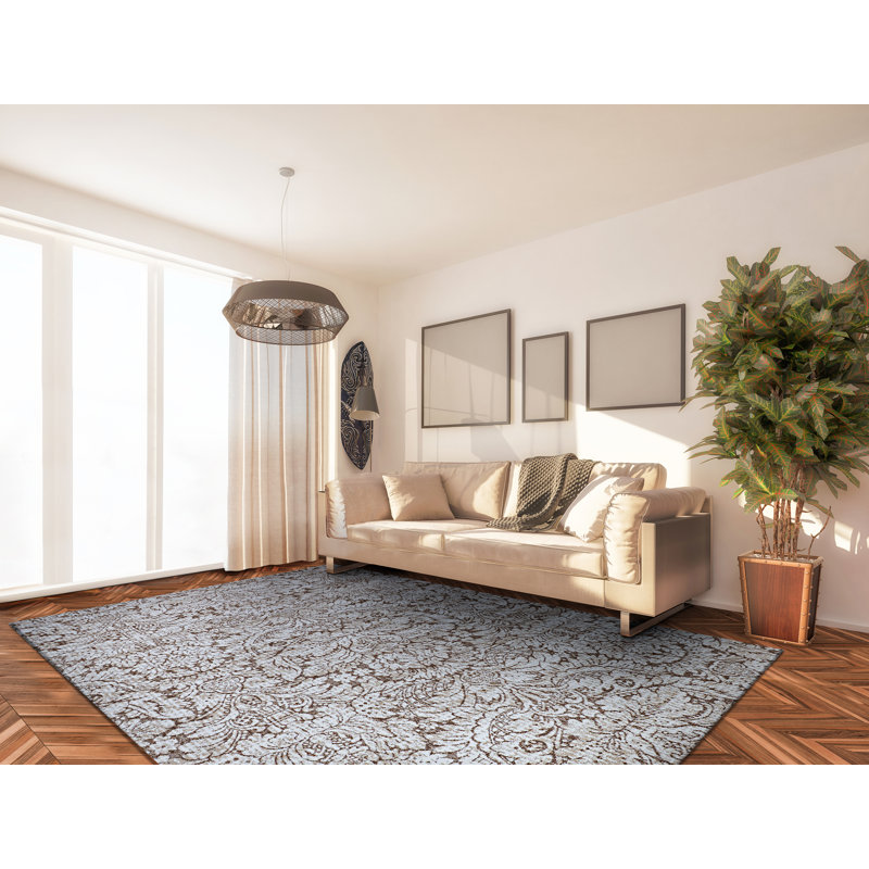 Tapis brun camouflage Roger, Rectangle 5 pi 3 po x 7 pi 6 po