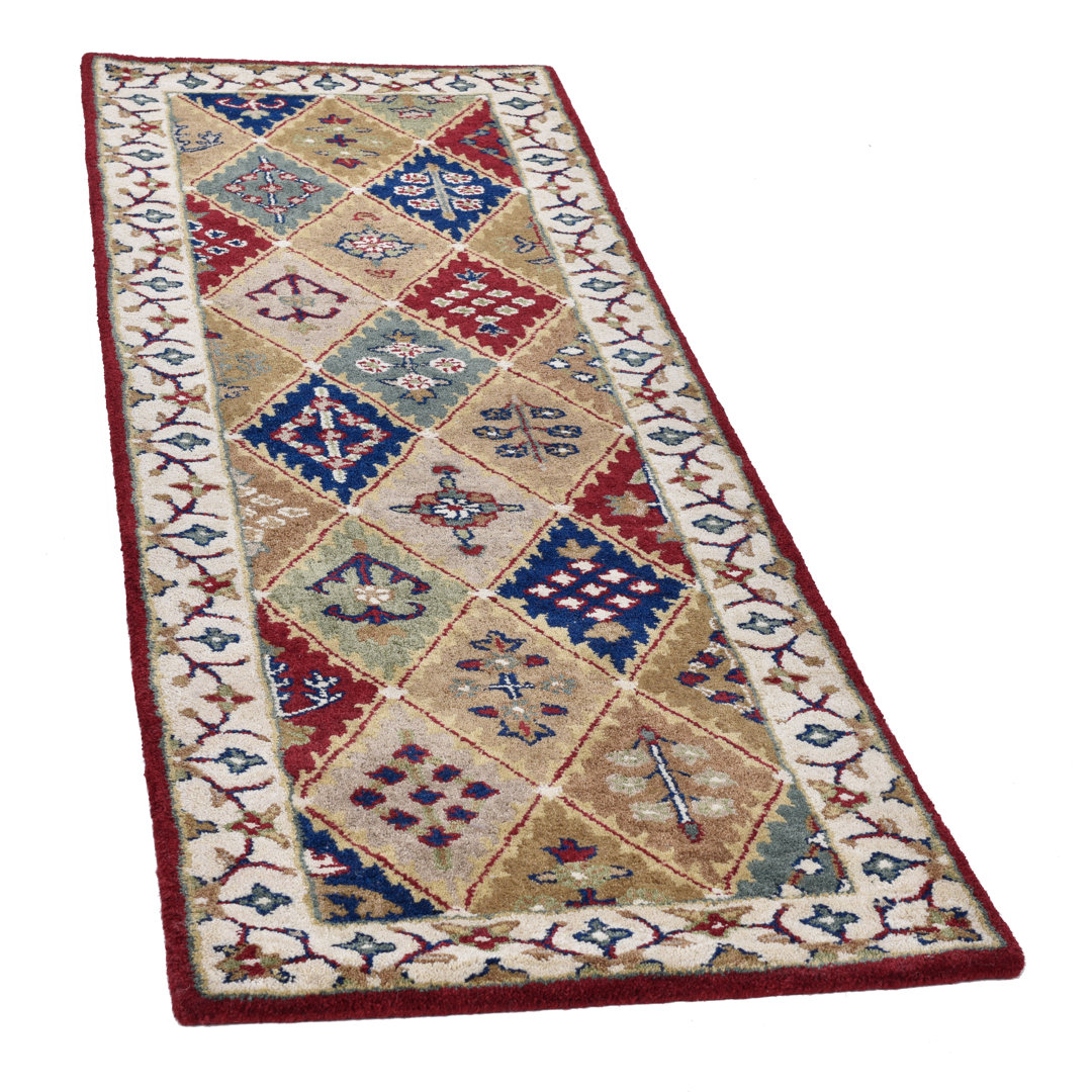 Royal Ziegler Hand Tufted Wool Red Rug
