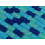 Carreau de mosaïque en verre à bord droit 1 "x 2" pour piscine-37230648