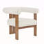 Chaise d'appoint moderne rembourrée avec accoudoirs ronds-1780784880