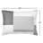 Salud 20" W Reversible Geometric Lumbar Pillow