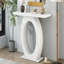 Console moderne Mirod, base en forme d'œuf pour le salon - standard-129911523-129911524-129911527