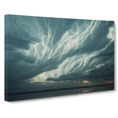 Splendorous Clouds - Wrapped Canvas Painting