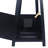 Fire Pit Black 13.8" x 13.8" x 39" Steel