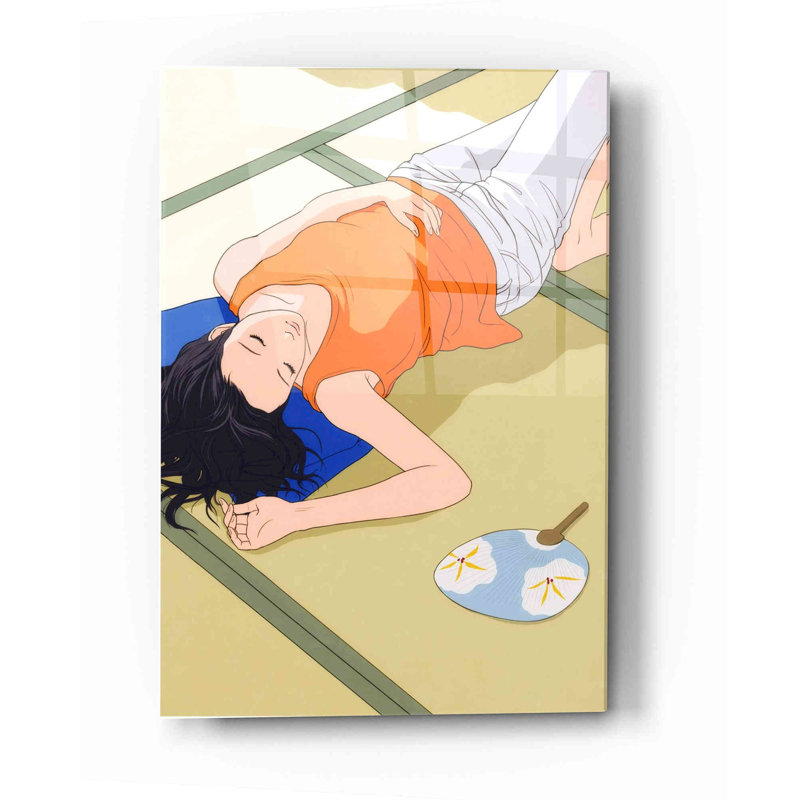 «Sleeping Woman» par Sai Tamiya, H 24 po x l 16 po x P 0,12 po