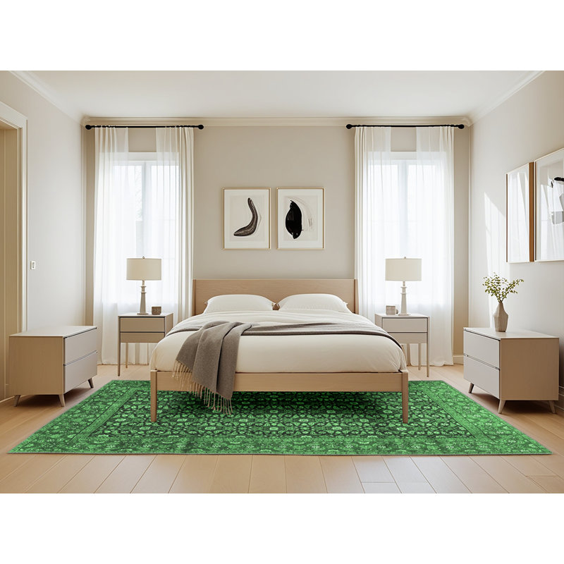 Washable Southwestern Indoor Rug, Rectangle 5' x 8'