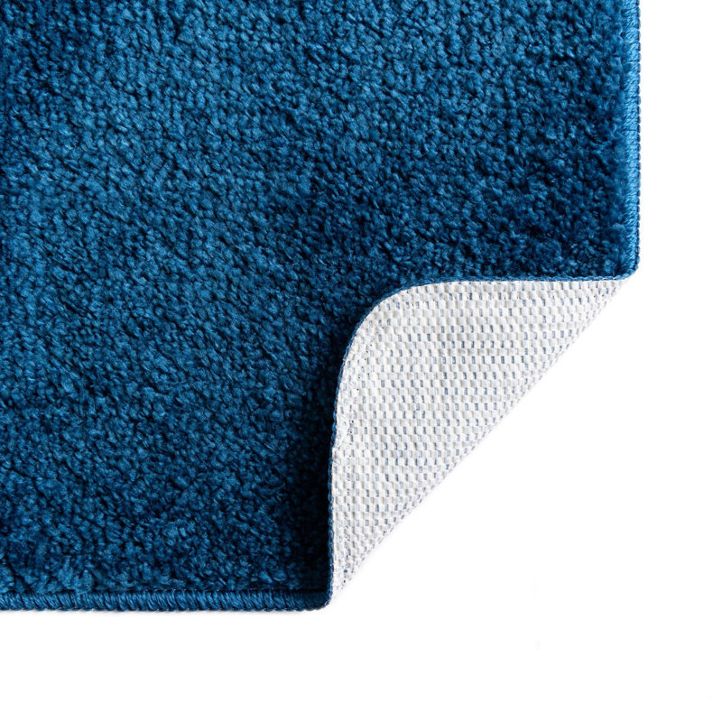 Carennac Non-Slip Bath Mat, Ocean Blue