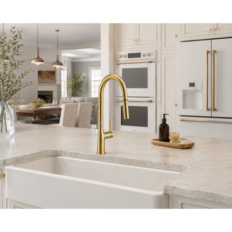 Robinet de cuisine Acero Brushd Gold