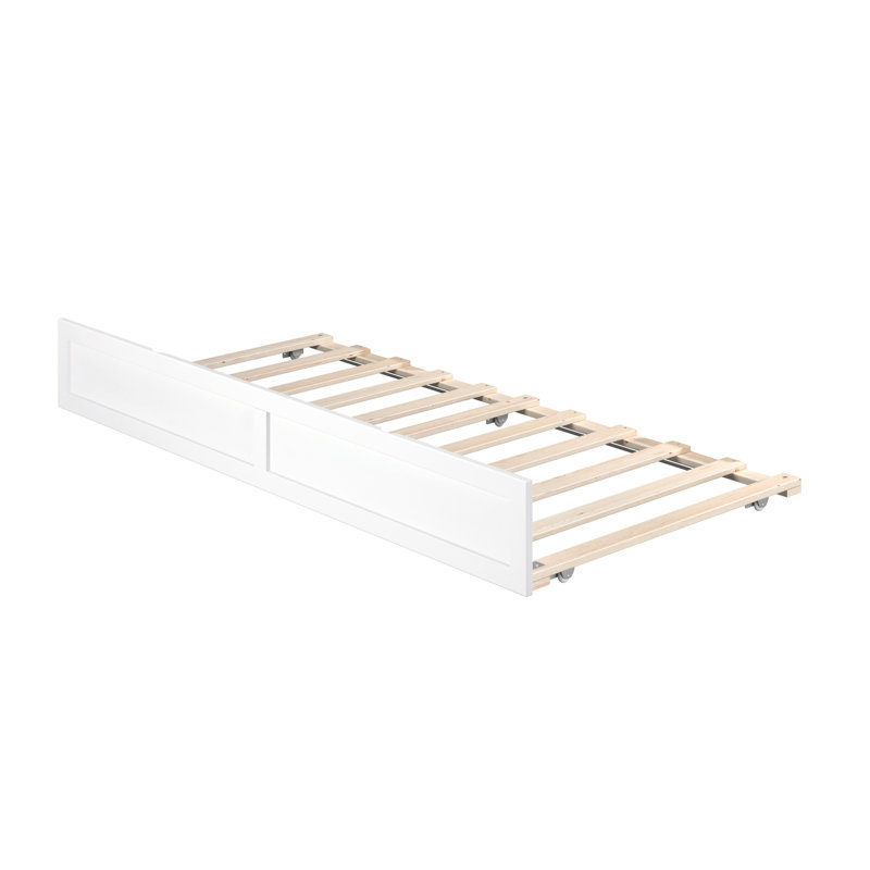 Lit gigogne, Blanc, Lit simple