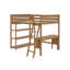  Lit mezzanine double Ermal avec bibliothèque et bureau-2126919148