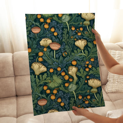 «Botanical Cottagecore Forest Mushroom VI Cottage», reproduction d'art non encadrée