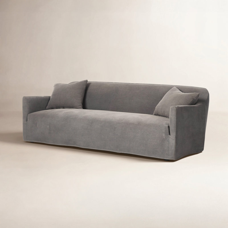 Lowell Slipcover Sofa, Gray