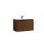 Ensemble de meuble-lavabo flottant moderne 30 po, armoire murale embossée 3D avec plateau en céramique, finition mate écologique (noyer / chêne doré)-1212693207