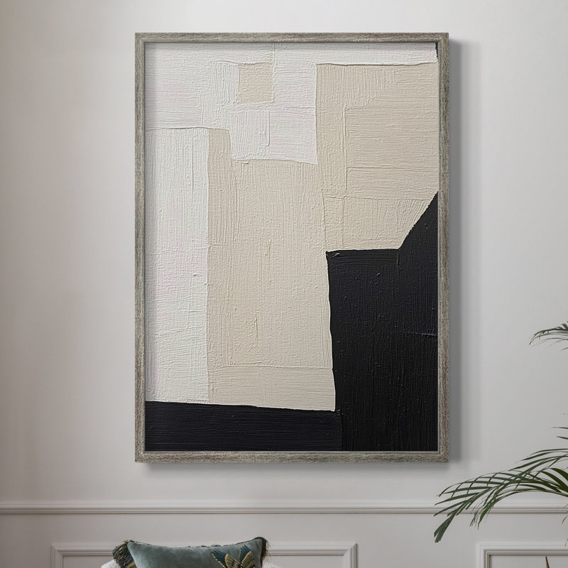 Série ABSTRACT DCL, reproduction encadrée - bois massif, H 15 po x l 12 po