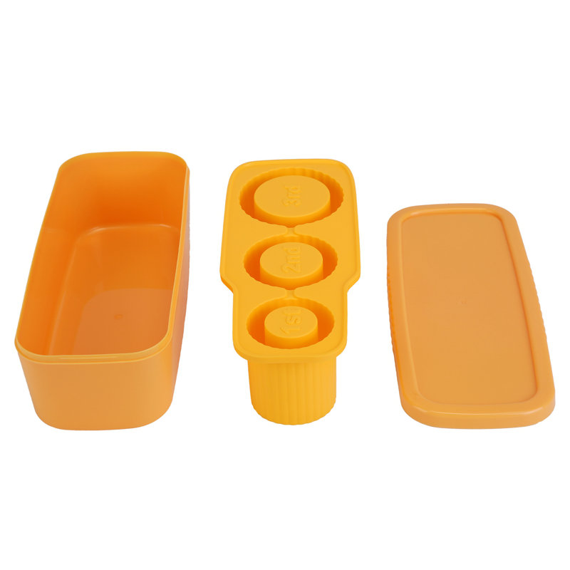 Plateau à glaçons adapté pour moule à glaçons en forme de cylindre coulissant en silicone facile à libérer avec couvercle et bac pour jus glacé Whisky C 20 oz / 30 oz / 40 oz