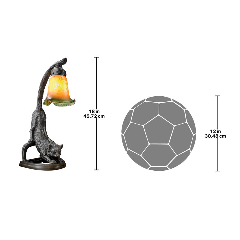 Crouching Cat Arched Table Lamp