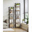 Bookcase, Narrow Bookcase Shelving Unit for Living Room, Office, Sturdy, Bedroom, Industrial -466494029-466494030