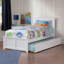 Lit plateforme en bois massif avec lit gigogne Henrichs -969733351-986316032