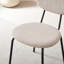 Cotton Blend Upholstered Metal Stacking Accent-1822553900