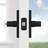 Satin Black Entry Door Lever