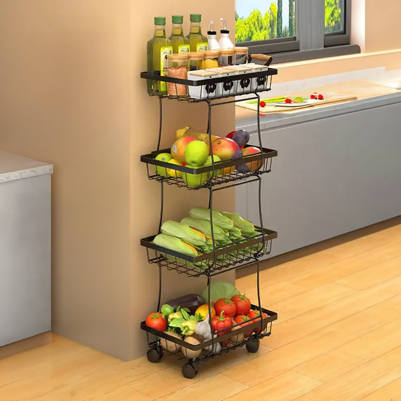 86cm H x 43cm W Utility Cart with Wheels