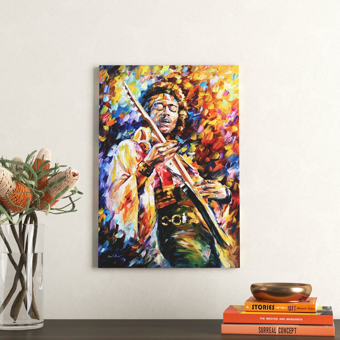 Leinwandbild Jimi Hendrix von Leonid Afremov