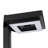  Square Black Aluminum Modern Solar Post Light with 3-Colours (Full)