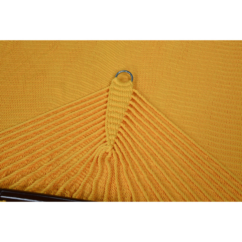 Hamac double à barre d'écartement Blanco, Jaune
