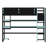 Multifunctional Loft Bed with Integrated Workstation, Side Organization Rack, Extensive Shelving, and Customizable RGB Lighting-189461107