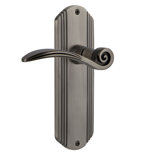 Deco Plate Privacy (Bed & Bath) with Swan Lever