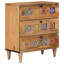50cm W Solid Wood Bedside Table
