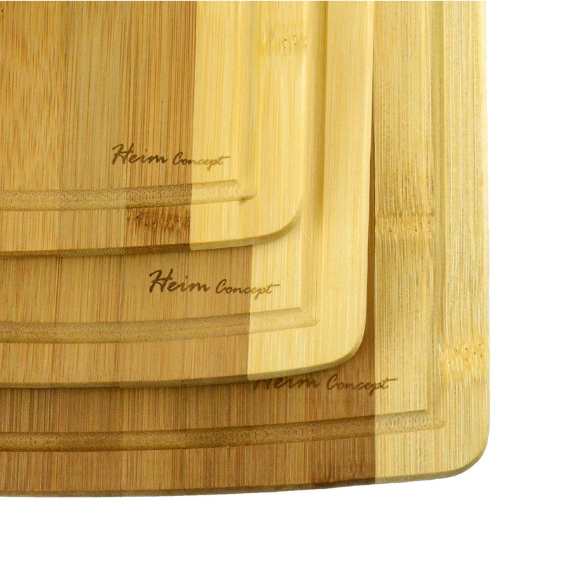 Best Desu, Inc. Best Desu, Inc. Heim Concept 3 Piece Organic Bamboo Cutting Board