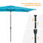 Parasol de marché rectangulaire 120 po x 78 po Doralia-2039981160